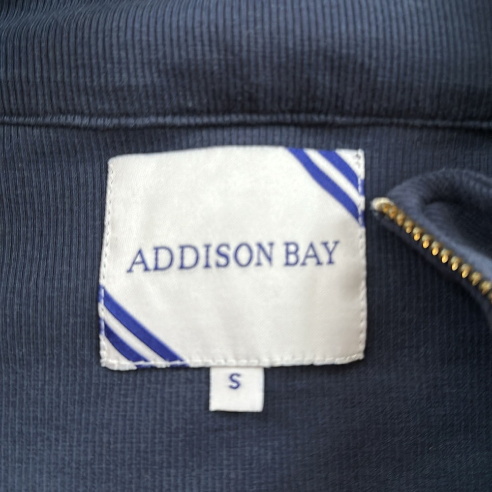 Addison Bay Navy Blue Half-Zip Tunic Dress Size Small - Picture 3 of 10